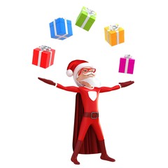 superhero a little santa