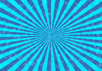 grunge blue abstract starburst background