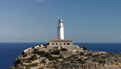 Fototapeta na wymiar formentor lighthouse in majorca