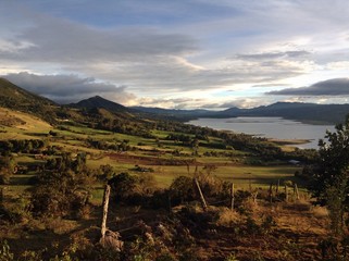 Afternoon sun Guatavita