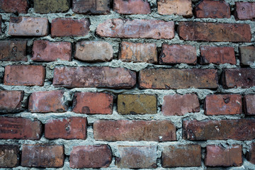 Old loft urban brick wall