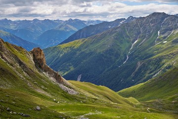 Fototapeta na wymiar Alpine Summer Landscape