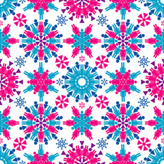 Seamless pattern whith symbols of male and female gender