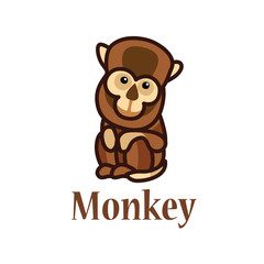 Illustration which depicts a monkey