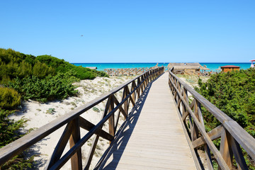 The way to a beach, Mallorca, Spain