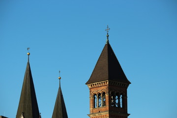 Fototapeta na wymiar Kirchturmspitzen in Eichstätt