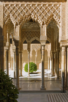 Alhambra, Granada, Löwenhof 