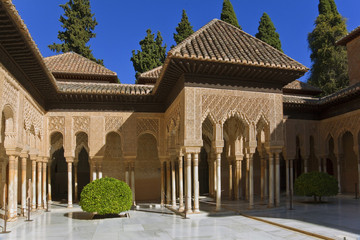 Alhambra, Granada, Löwenhof 