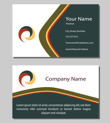 Business card whit logo