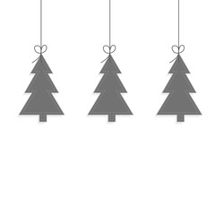 Naklejka na ściany i meble Weihnachtsbäume - Vektor Grafik