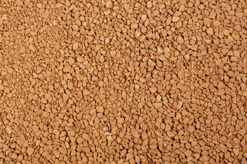 Texture of  freeze dried coffee(gourmet coffee).
