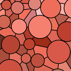 abstract vector stained-glass mosaic background