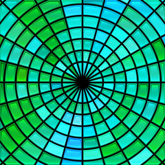 abstract vector stained-glass mosaic background