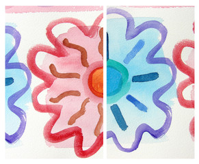 abstract watercolor background design