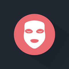 Cosmetic mask icon