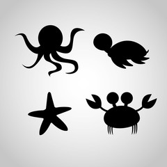 sea animals design 