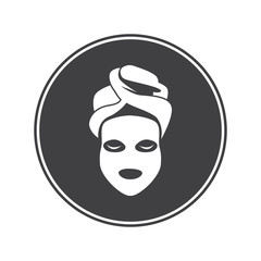 Cosmetic mask icon