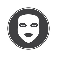 Fototapeta na wymiar Cosmetic mask icon