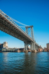 Williamsburg bridge in New York