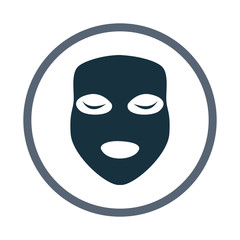 Cosmetic mask icon