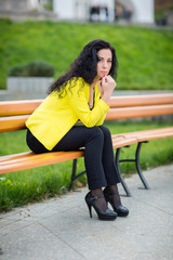 Portrait Of Young Smiling Beautiful Woman