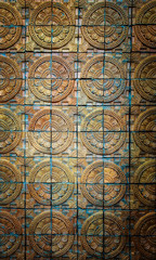 terracotta brick wall texture background