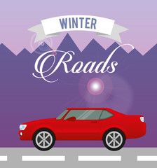 winter roads design 