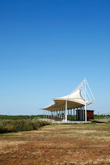 The golf course landscape
