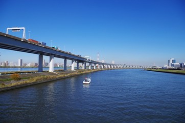 川と首都高速道路