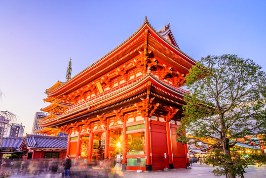 Sensoji Temple in Tokyo at Japan