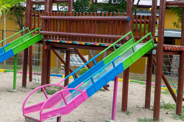 Fototapeta na wymiar Colorful Children's Playground, Nicaragua