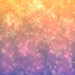 Fototapeta na wymiar Christmas snowflakes background
