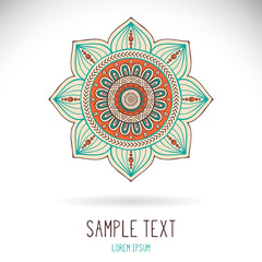 Vector round Mandala