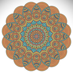 Vector round Mandala