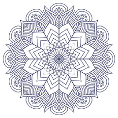 Vector round Mandala