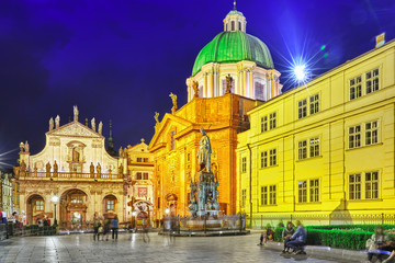PRAGUE, CZECH REPUBLIC- SEPTEMBER 13, 2015: Saint Francis of Ass