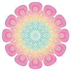 Vector round Mandala