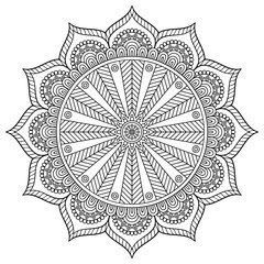 Vector round Mandala