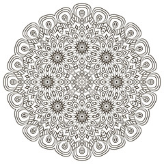 Vector round Mandala