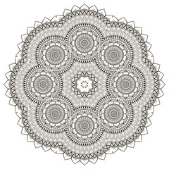 Vector round Mandala