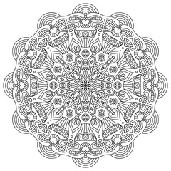 Vector round Mandala