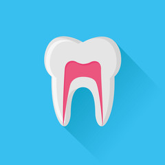 Dentist Tooth logo icon Vector illustration 