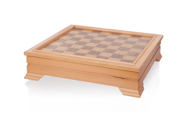 Checkers isolated on white background