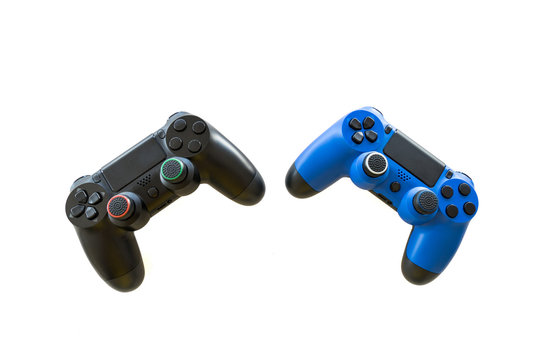 video game controller isolated on white background