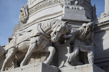 Obraz premium Statue at Tourist place