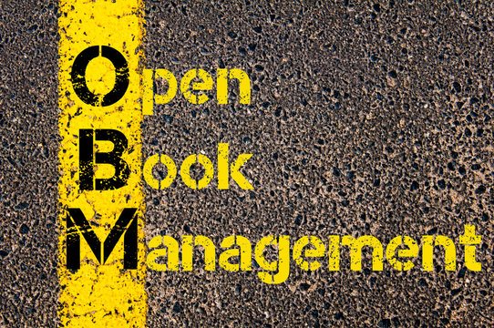 Accounting Business Acronym OBM Open Book Management