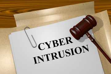 Cyber Intrusion concept