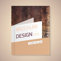Vector template for brochure