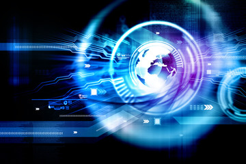 Obraz premium Technology background