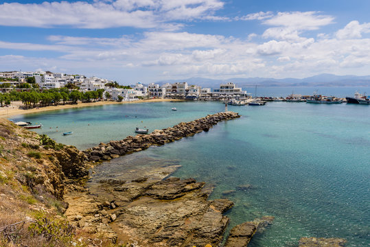 The traditional Greek village, Pisso Livadi village, Paros island, Cyclades, Greece.